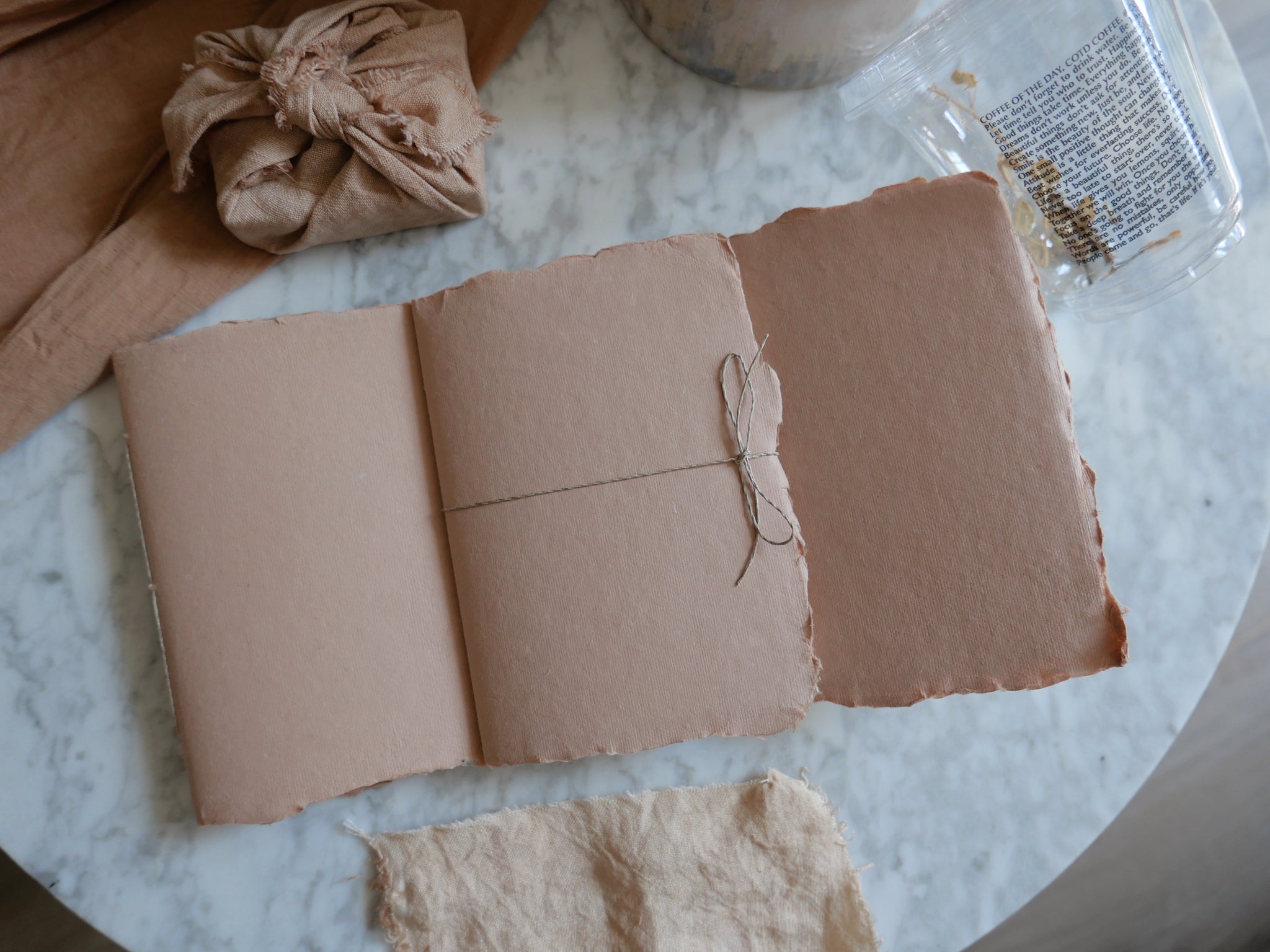 Notebook | Coral Handmade Paper (A6)