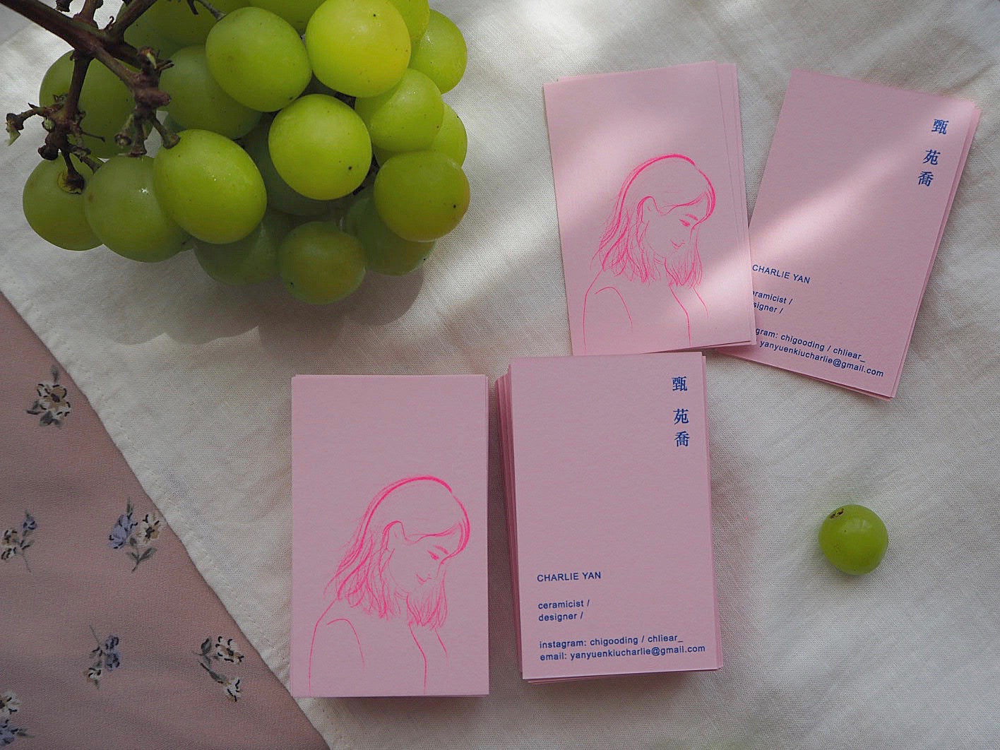 Semi-Custom Name Card | Risograph